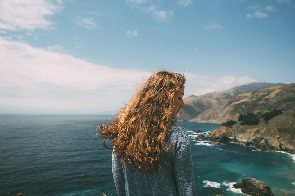 girl by the coast