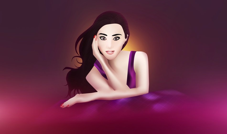 Clipart of chinese girl