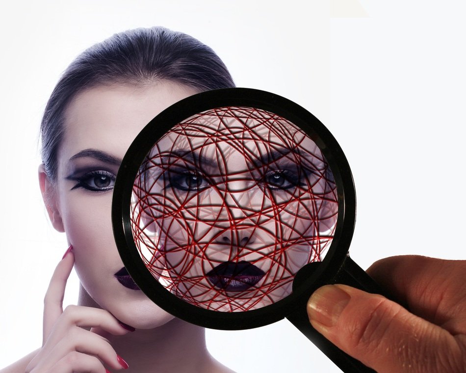 woman face structure portrait