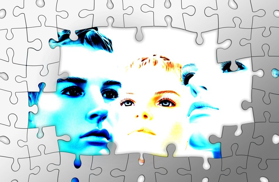Clipart of the psycholgie puzzle