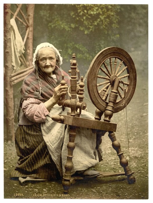 spinner irish woman