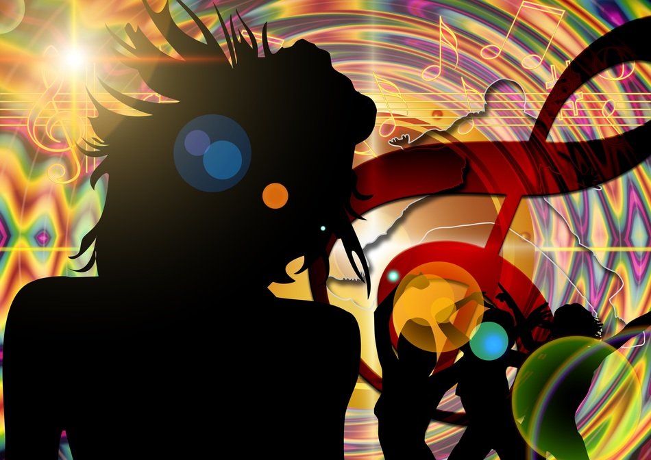 colorful image of disco