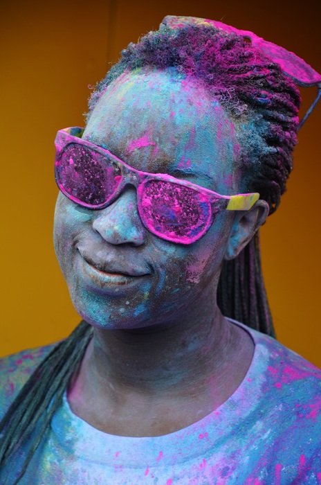 girl colorful funny