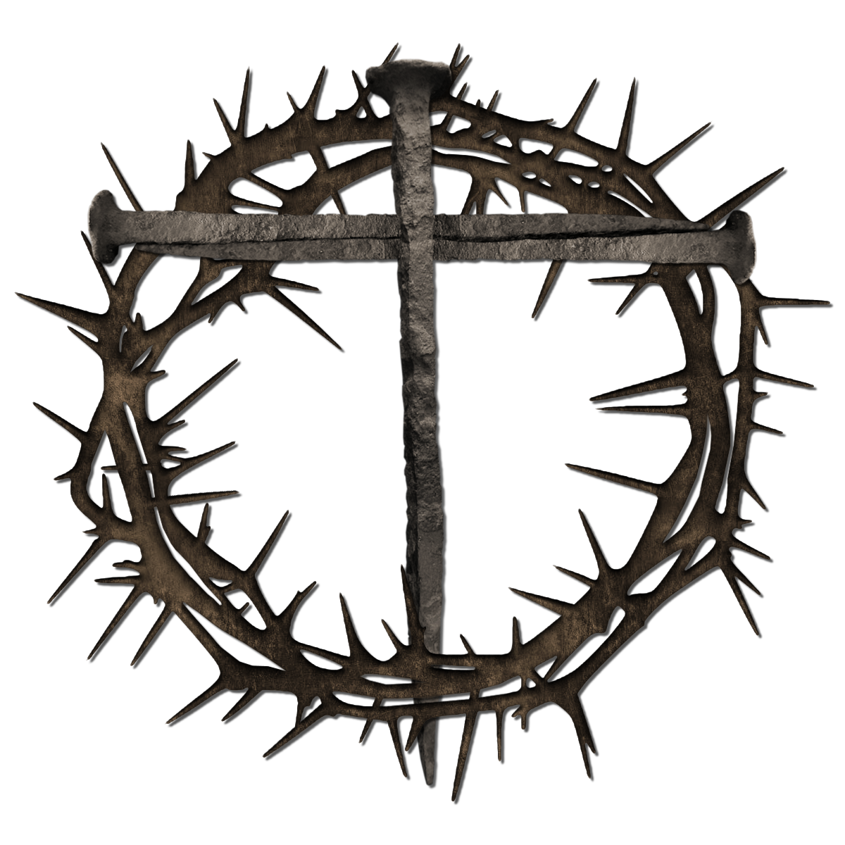 Free Free 144 Cross With Crown Of Thorns Svg SVG PNG EPS DXF File