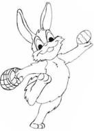 Easter Bunny Pages To Print drawing
