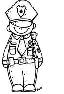 Police Clip Art Black And White N3