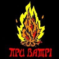 Colorful cartoon campfire clipart
