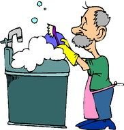 Washing Clip Art N2