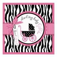 Hot Pink Zebra Baby Shower