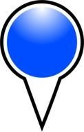 Share Squat Marker Blue drawing