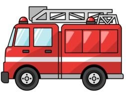 Fire Truck Clip Art drawing