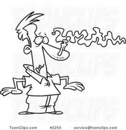 Cartoon Nose Smelling N2