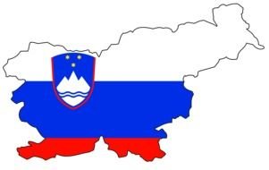 Slovenia, Flag colored map