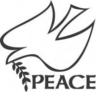 Coloring Page Sign Peace Symbol