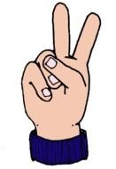 Victory Hand, drawing