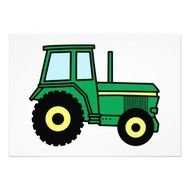 Cartoon Tractor Clip Art N10