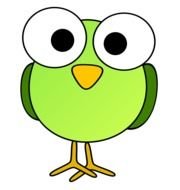 Bird Eyes Clip Art drawing