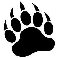 Bear Paw Print Logo N2