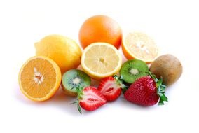 Healthy Food And Fruits as picture for clipart