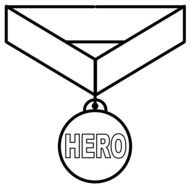 hero as a picture for a clipart