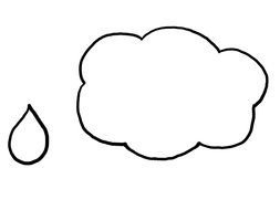 clouds and drops patterns for print