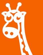 Cute Giraffe face drawing