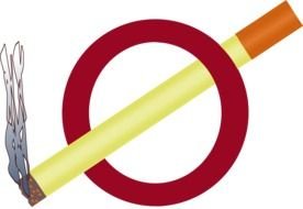Funny No Smoking Clip Art drawing