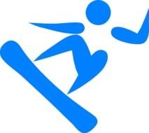 Snowboarder Vector Clip Art N2