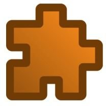Icon Puzzle Green Vector Clipart Svg