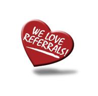 We Love Referrals Clip Art N2