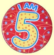 5th Birthday Badge