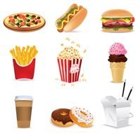 Ä°llustration of Junk Food