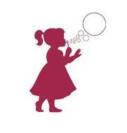 Girl Blowing Bubbles N3