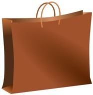 Brown Shopping Bag Clip Art