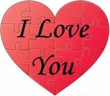 Heart I Love You To Pieces Printable