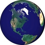 nice terrestrial globe drawing
