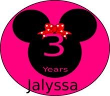 Pink Minnie Mouse Clip Art N9