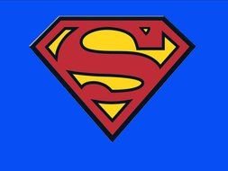 Superman original Logo drawing