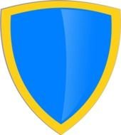 Gold Shield Clip Art N4