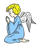 praying angel