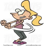 Cartoon Lady Dancing