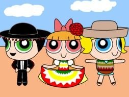 Mexican Poncho drawing