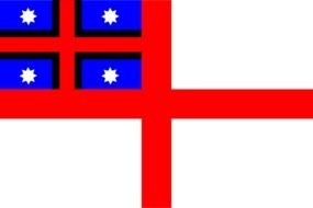painted part of the flag