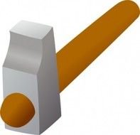 Clip Art Hammer Vecteur Gratuit