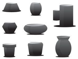 Pot Silhouette Vector