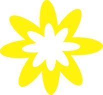 Flower Burst Clip Art N2