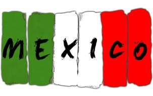 clipart of the Bandera De Mexico symbol