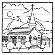 Church Coloring Pages N2