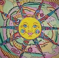 Hippie Art drawing