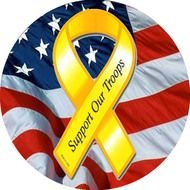 Support Our Troops Yellow Ribbon N2